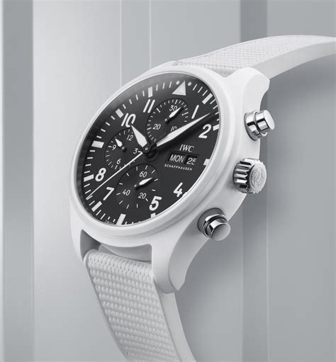 iwc ceramic white|iwc white ceramic top gun.